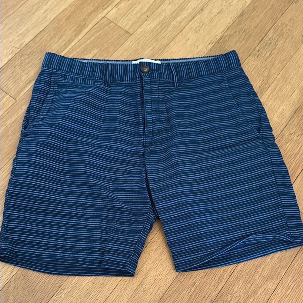 Original Penguin Blue Patterned Shorts